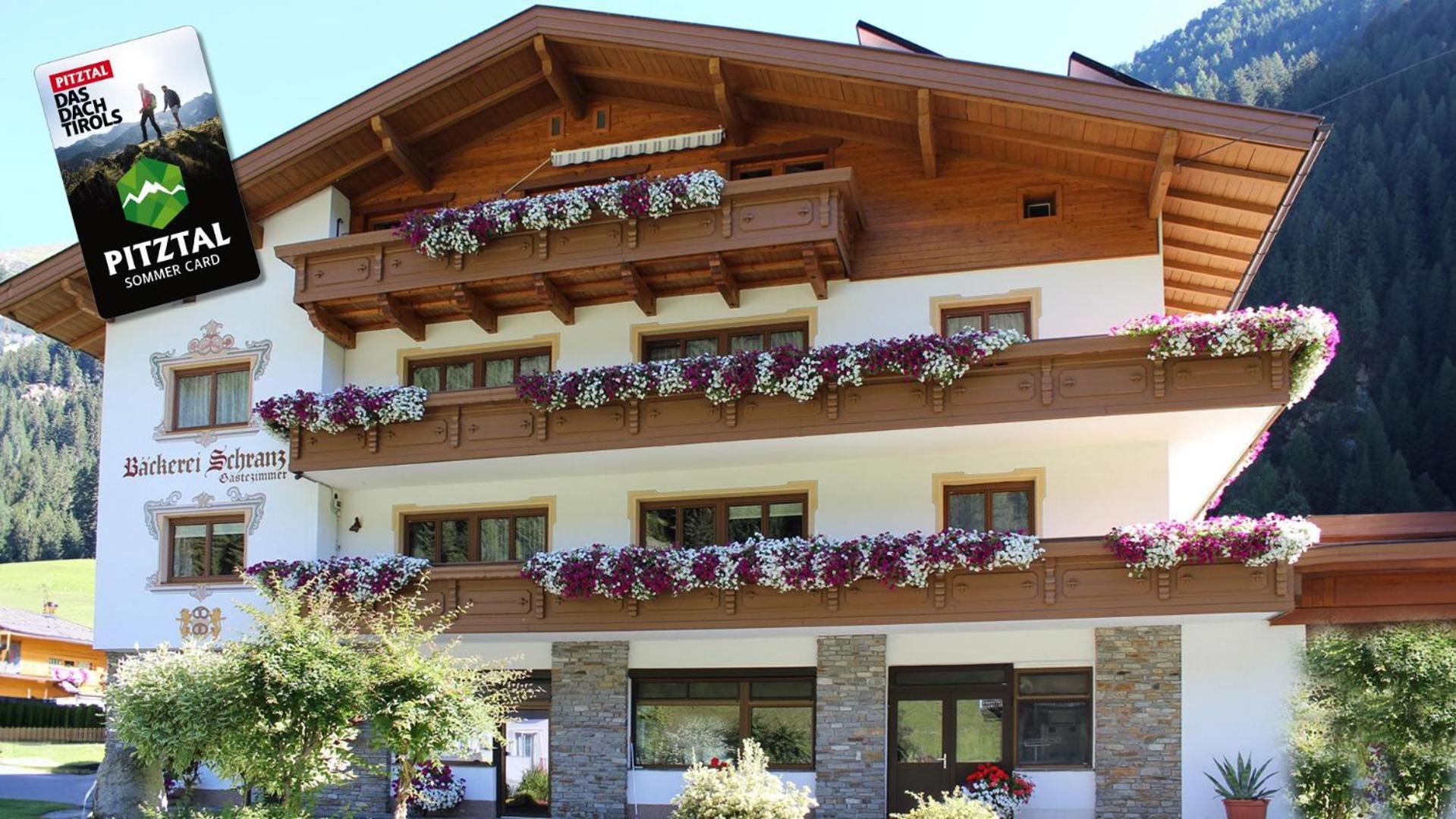 Baeckerei Schranz Bed and Breakfast Sankt Leonhard im Pitztal Exterior foto